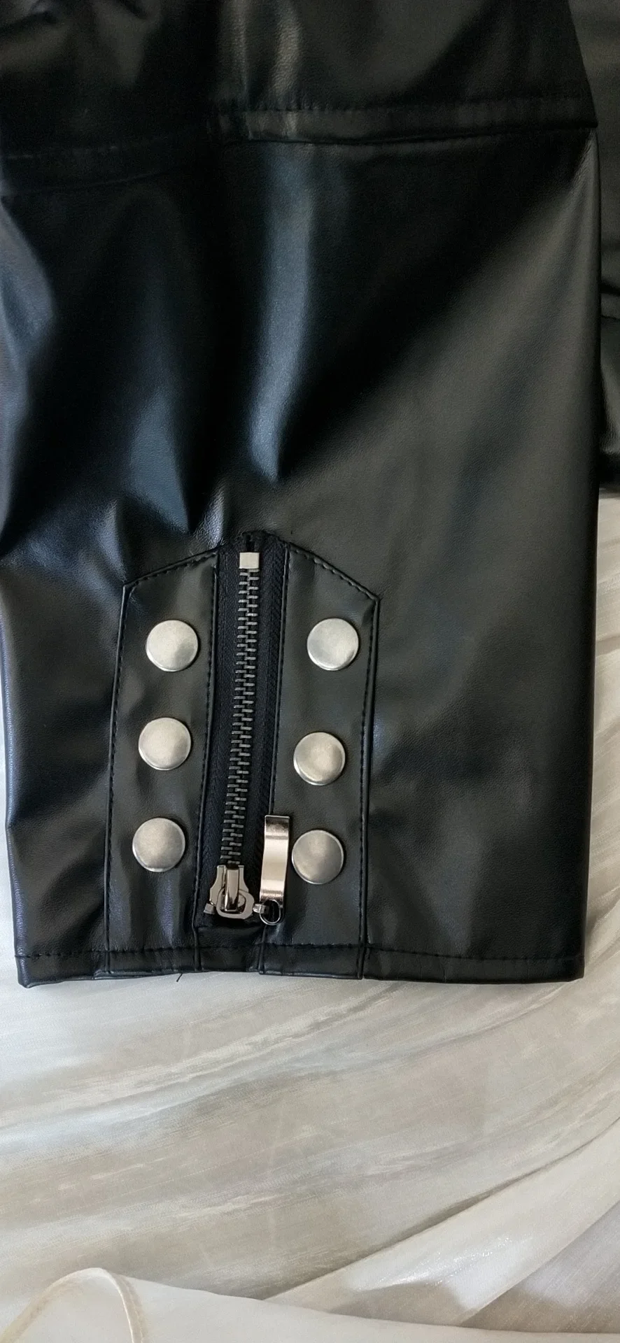 Тренчкот мужской из искусственной кожи, уличная одежда в стиле панк ...