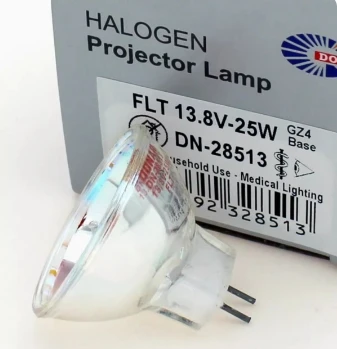 FLT 13.8V25W 13.8V28W G4 Halogen Lamp Cup Feather Resolution Projector Light Bulb