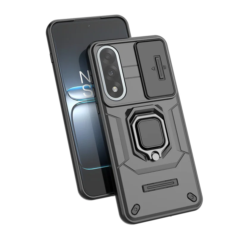 Magnetic Ring Stand Armor Phone Case with Car Mount