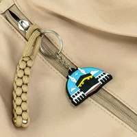 1/16PCS Middle Eastern Style Keychain Mosque Ninny Keyring fit Car Key Accessories Women Men Key Jewelry Gift Handbag Pendants 4