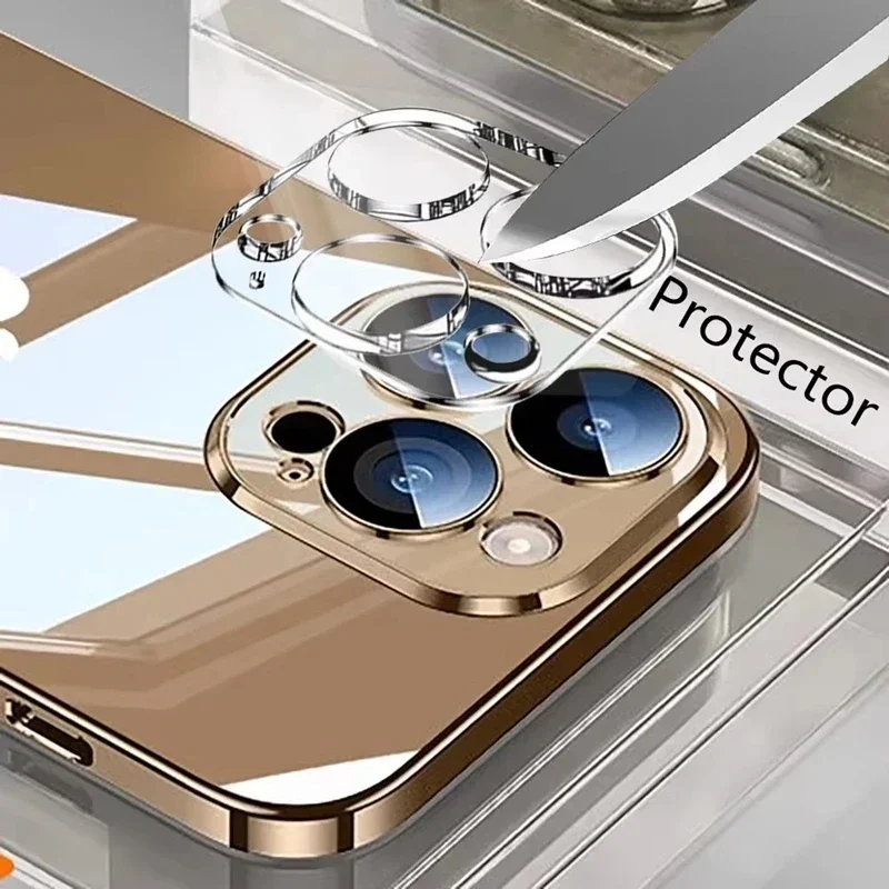 Premium Camera Lens Protector Glass - 3-Pack Ultra-Clear Protective Film