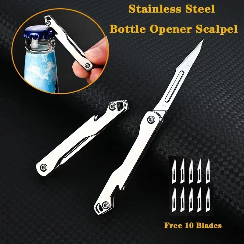 Stainless Steel Opener, Stainless Steel Knife, Pocket Knife Opener