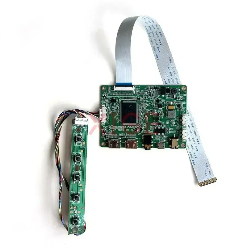 Carte Contrôleur Pour Écran LCD NV156FHM - 1920x1080, 30 Broches EDP - Compatible VGA/HDMI, Alimentation 12V