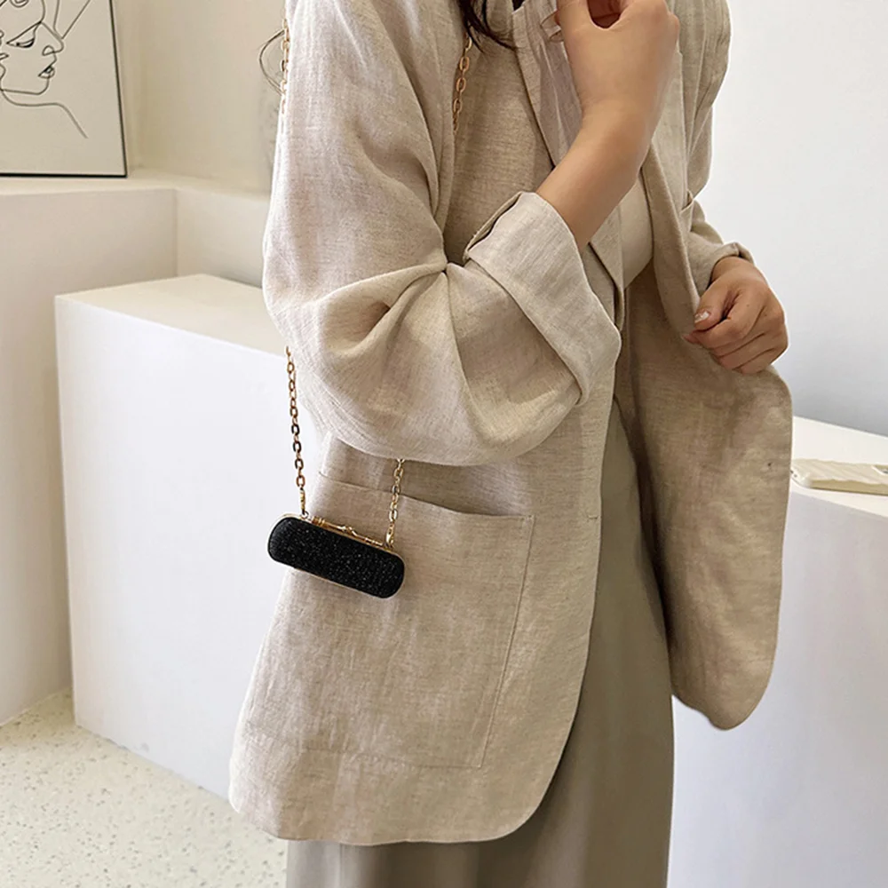 Trendy Personalized Evening Dinner Bag Lipstick Small Bag For Women Fashion Chain Bag For Girls Casual Versatile Female Bag 2024 4