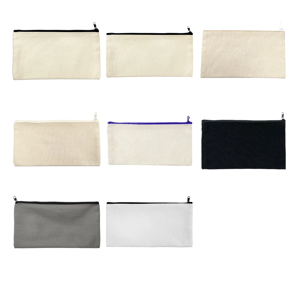 10pack/lot Store Your Keys And Pencils With These Canvas Stationery Bags Stationery Boxes Hand Drawn Bags Makeup