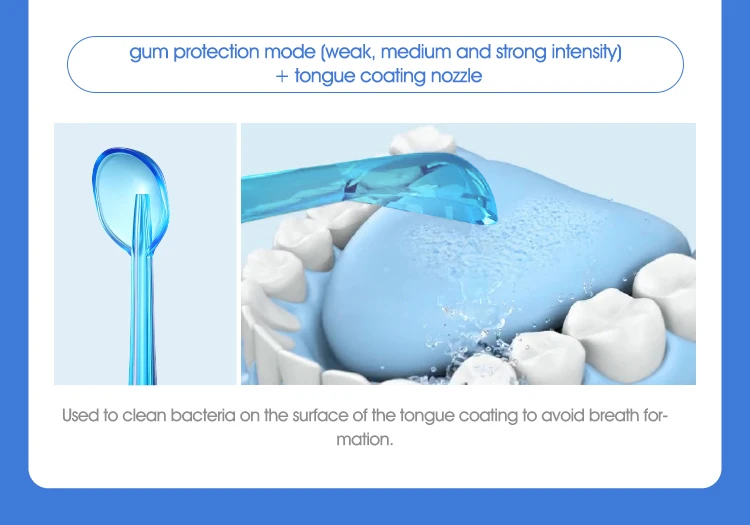 Xiaomi SOOCAS W3 Pro Water Flosser Teeth 4 Type Nozzle Cleaner description image 10