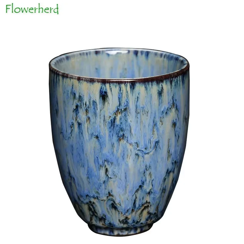 Description Picture 4 of itemJapanese Ceramic Porcelain Tea Cup Teaware Single Large 250ml Yerba Mate Tea Cup Coffee Cup Colorful Kung Fu Tea Cup Set