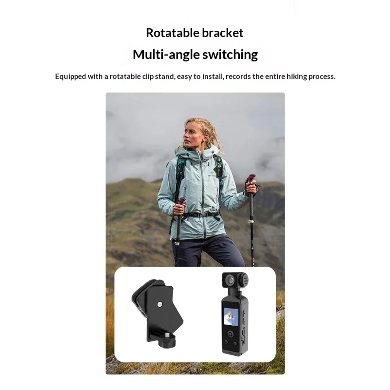 5K Action Camera with Anti-Shake - 270° Rotatable Lens, 1.33" Screen, WiFi, External Mic for Vlog/Outdoor - 4