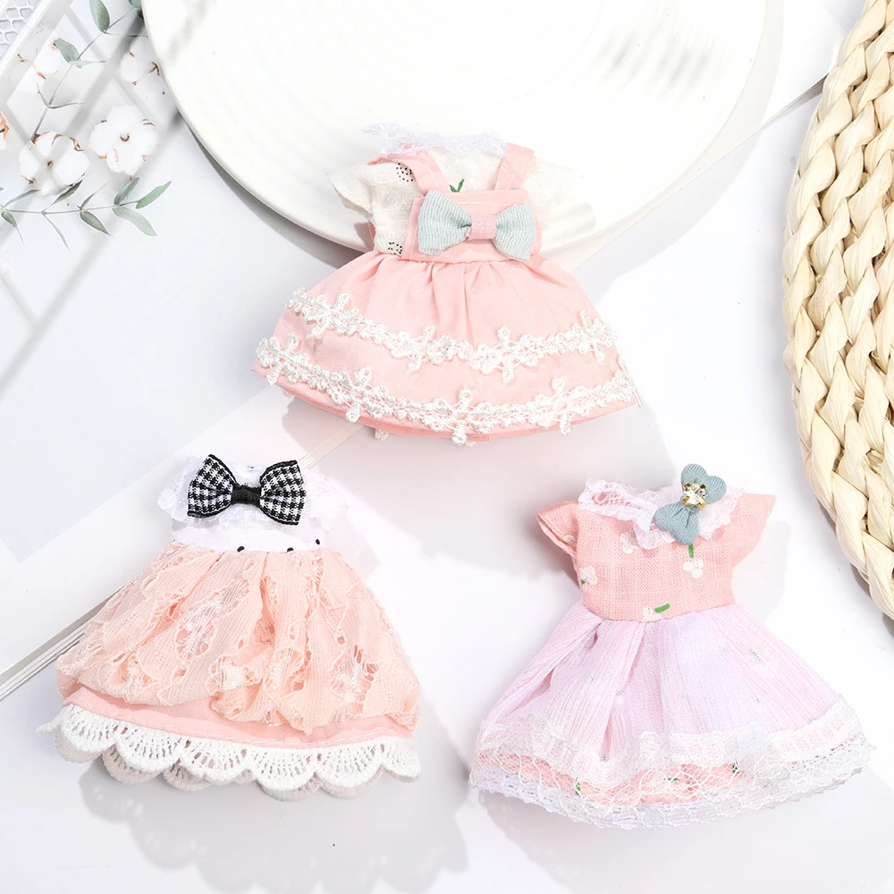 1Pc Cute Doll Clothes For ob11 Dolls Dress Overalls Doll Accessories