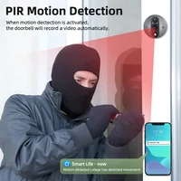 4.3'' IPS Screen Smart life/Tuya APP 2.4G 3MP Wireless wifi Video Intercom Doorbell eye PIR High-definition Visual Monitoring - Image 2