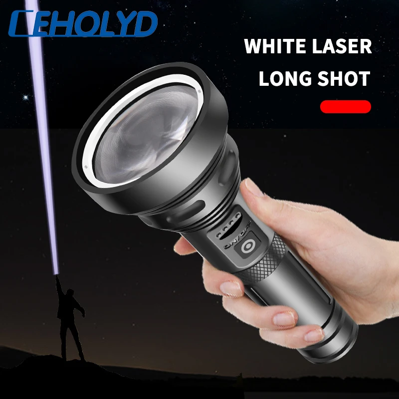 

LED Flashlight Ultra Bright With lamp beads Waterproof Torch 7 lighting modes Multi-function USB charging Fishing light Lantern