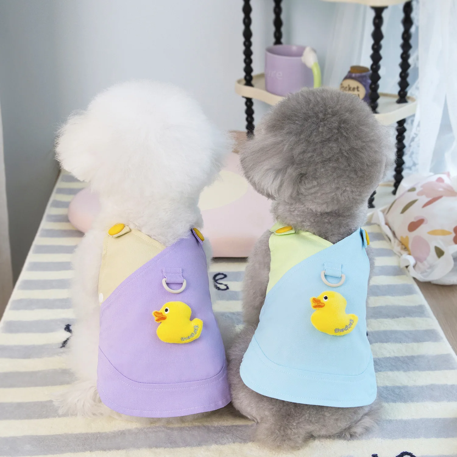 Pet Denim Dress Spring Summer Kitten Puppy Fashion Clothing