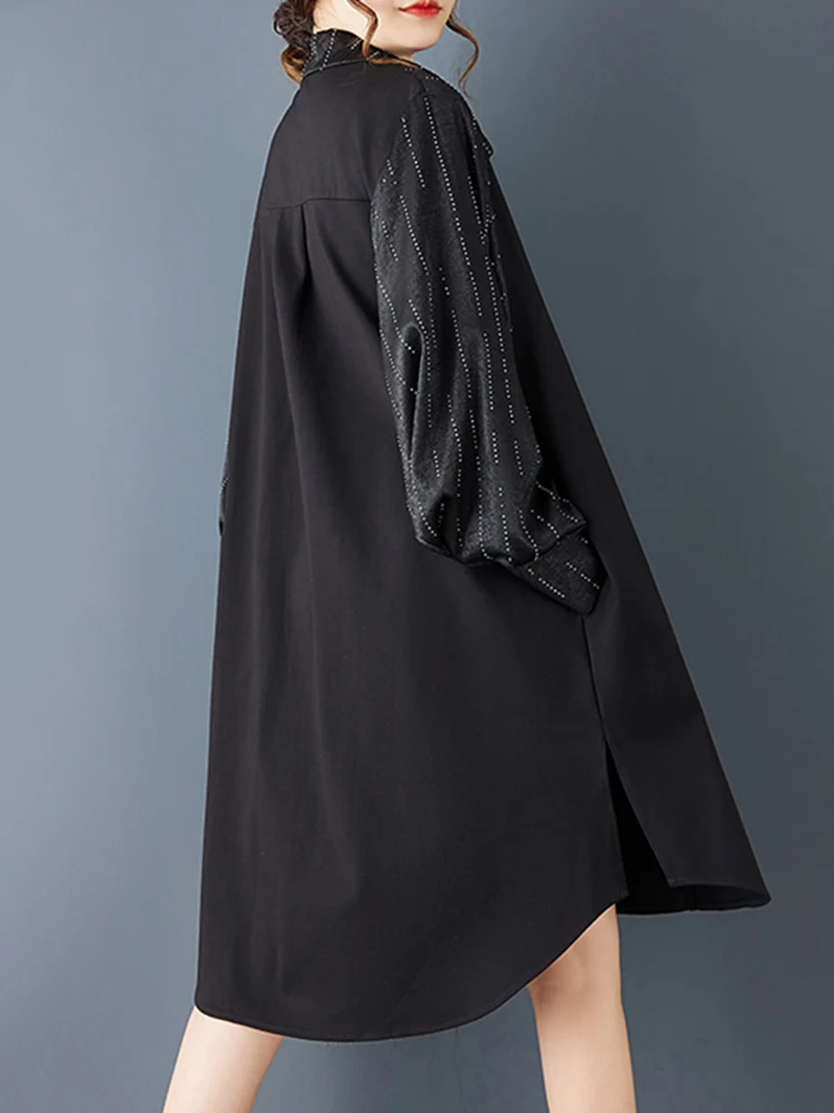 Oversized Patchwork Long Trench Coat For Women New Casual Loose Vintage Fashion Outerwear Cardigan Clothes Spring Autumn 2025