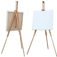 Portable Adjustable Wood Painting Easel Stand Foldable Travel Easel Oil Watercolor Easel Sketch Drawing For Artist Art Supplies 2