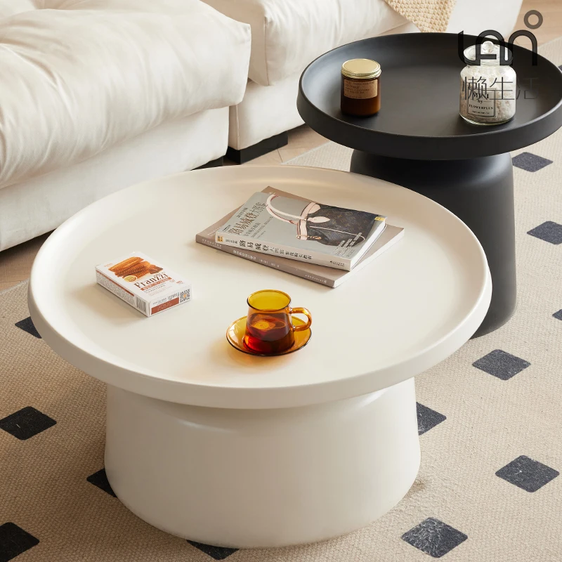 Creatively Simplicity Coffee Tables Irregular Cute Aesthetic Nordic Coffee Tables Small Round Table Basse Furniture Sets