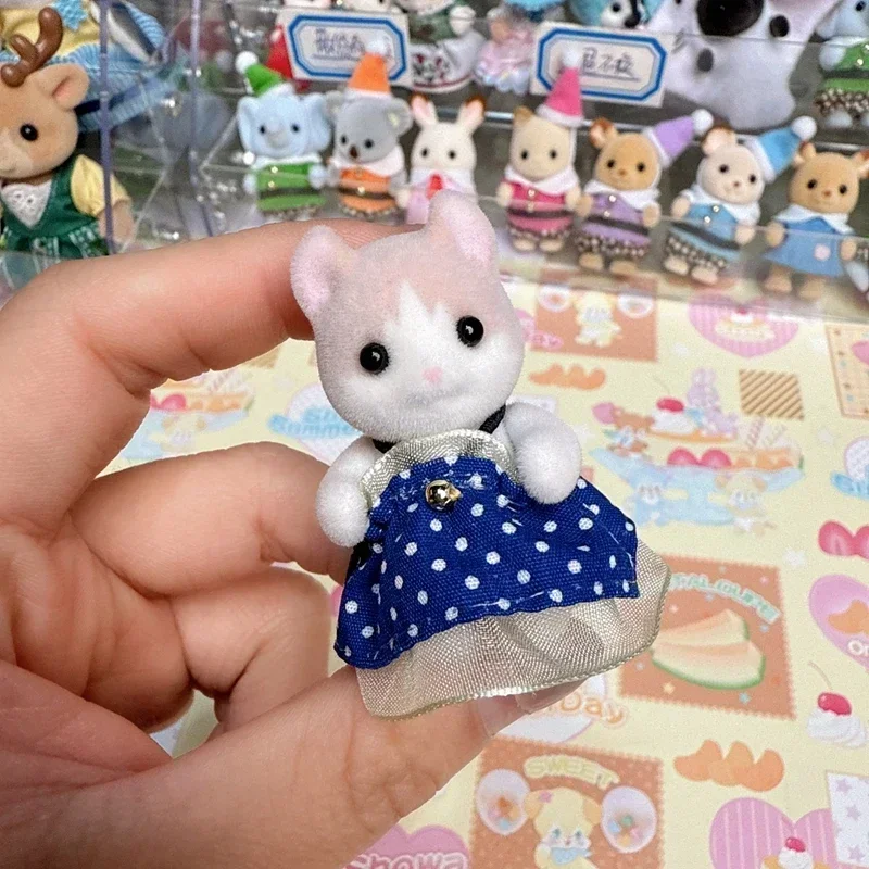 Sylvanian Families Anime Girl Child Toy Gift Sets Figures Girls Toys for Kids Calico Critters Ternurines Cute Small Baby 5