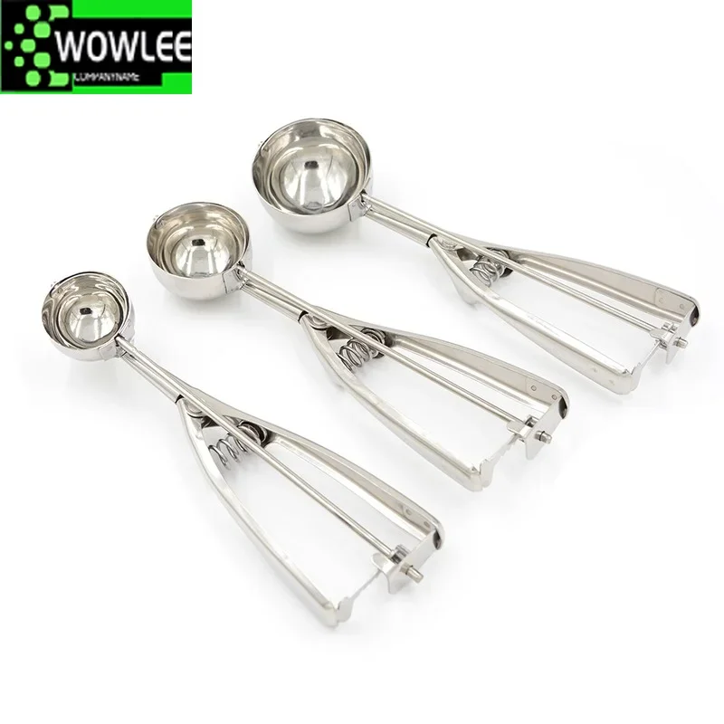 Multi-style Home Stainless Steel Ice Cream Scoop Ball Digger Handmade Ice Mold Easy Demoulding Kitchen Accessories ice tray mold