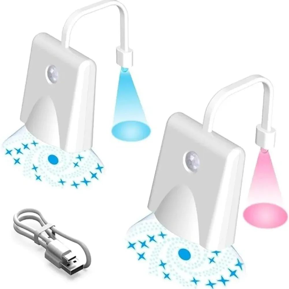 Toilet Night Lights Motion Activated Toilet Bowl Light 7Color Changing Bathroom Decoration LED Nightlight Night Lamp Smart Light 6