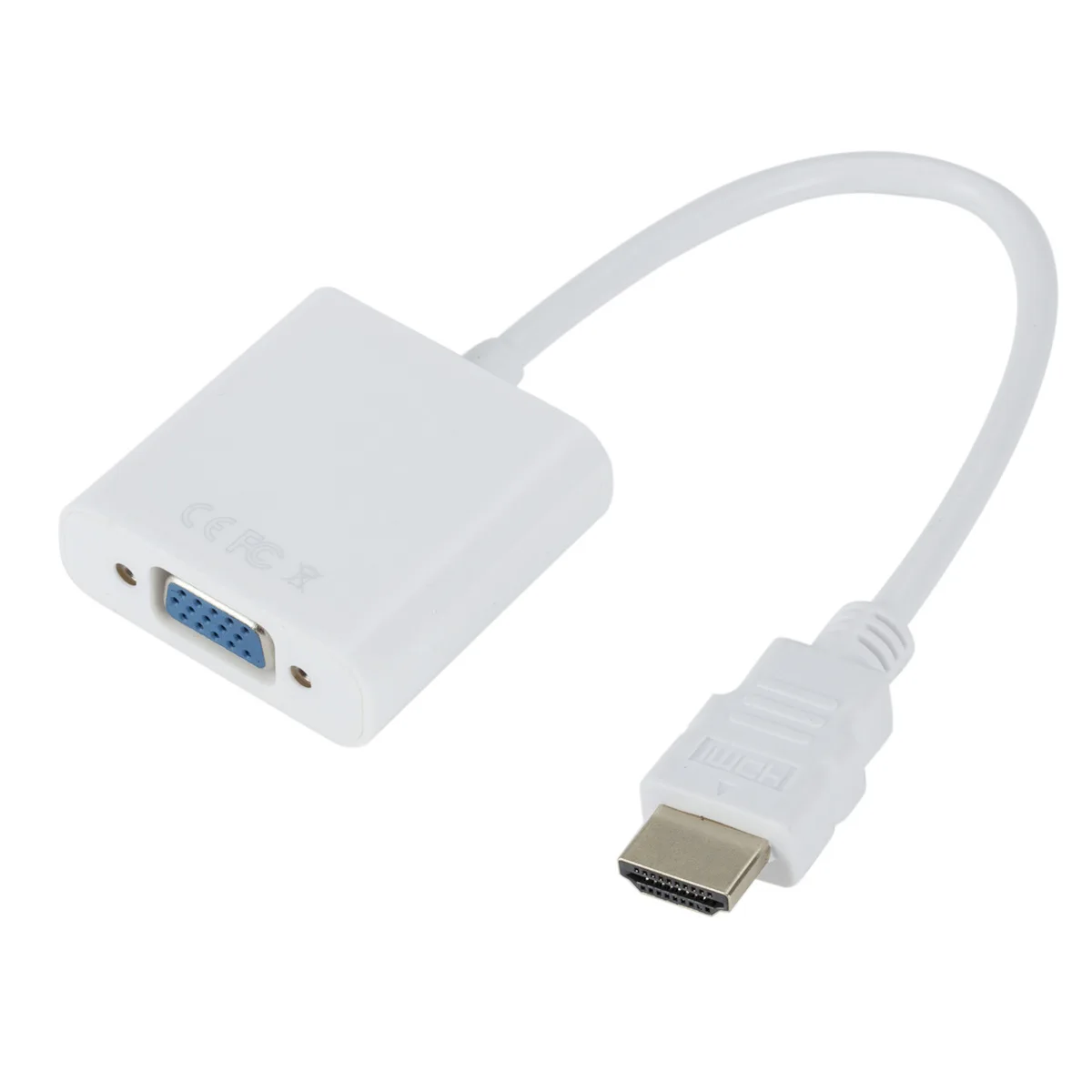 1080P HDMI to VGA Uni-Directional HDMI to VGA Adapter (Male to Female) for Compu