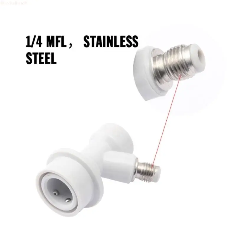 1 Pair Corny Kegs Ball Lock Quick Disconnect Set for Brewing Enthusiasts Stainless Steel and ABS Component Kegs Fittings