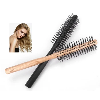 Pettine per capelli rotondo spazzole per capelli arricciacapelli spazzola per capelli ricci rullo per massaggio pettine parrucchiere che soffia Styling asciugatura Drop Shipping