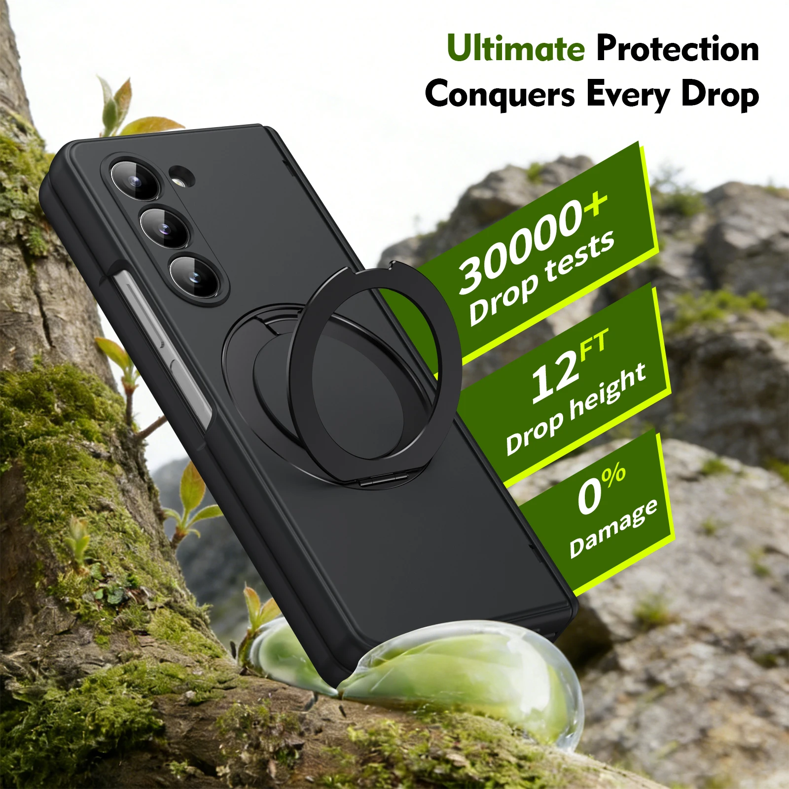 Ultimate Shockproof Cover Case with Front Glass Film - Full Protection