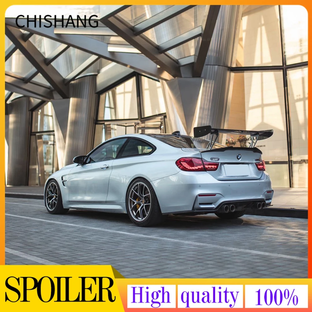 

For BMW F30 F32 F36 F10 F12 E92 E93 G30 G20 E82 E90 M3 M4 GTS 2 Style Carbon Fiber Rear Spoiler For car m2 m3 m4