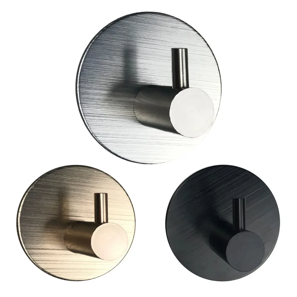 Towel Holder 1PC Stainless Steel Bathroom Wall Hanging Storage Organizer