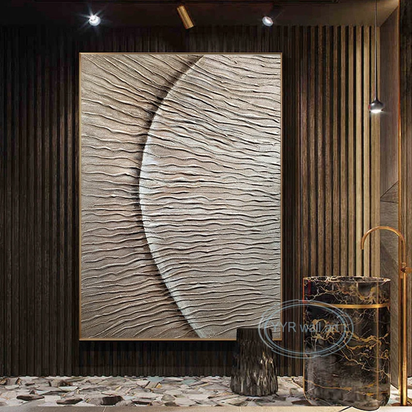 

Handmade Oil Painting Abstract Wall Decor Poster Acrylic Unframed Canvas Art Picture Living Room Bedroom Porch Restaurant Mural