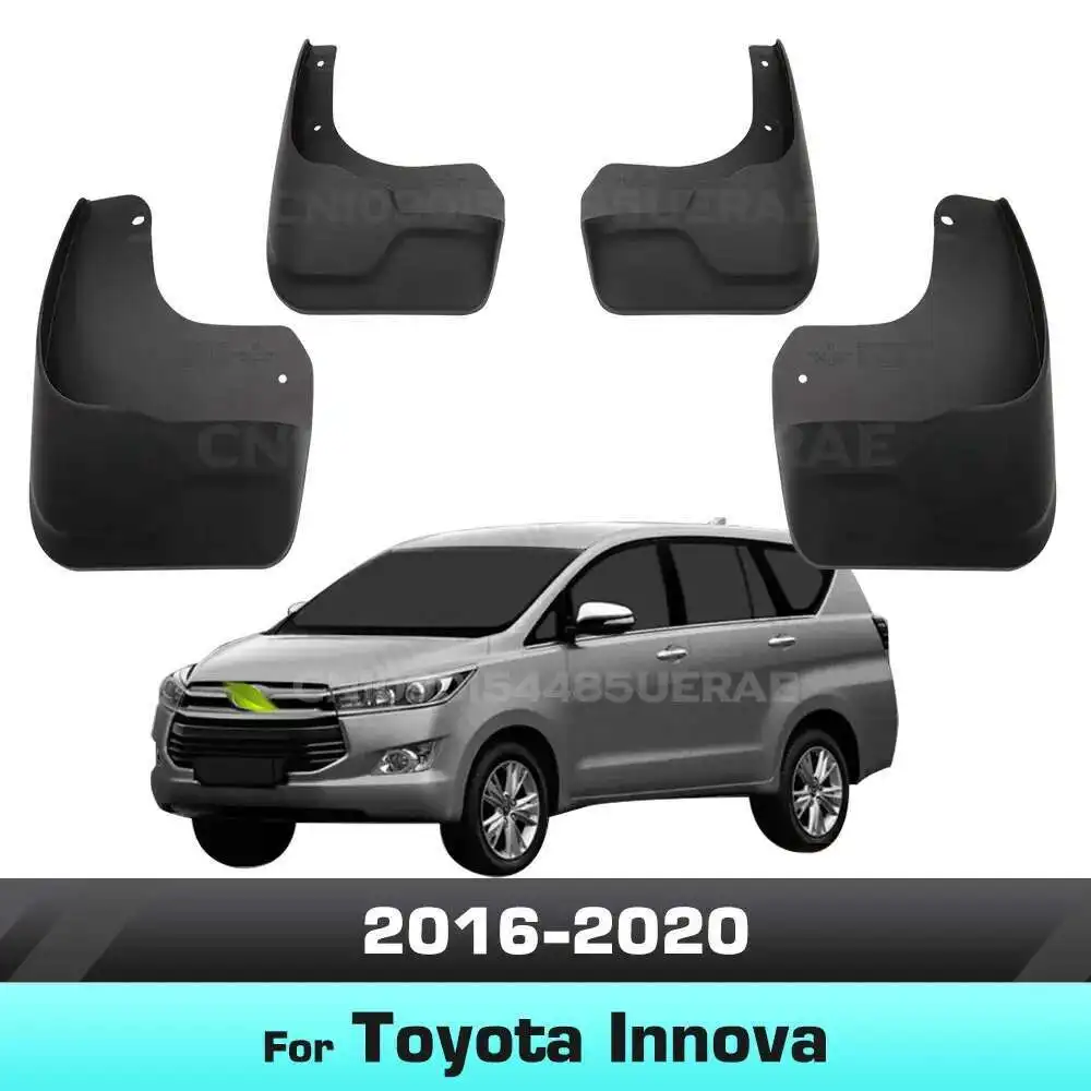 Toyota Innova 2016 2017 2018 2019 2020 펜더 머드 가드 머드 플랩 가드 스플래시 플랩 머드 가드 자동차 액세서리
