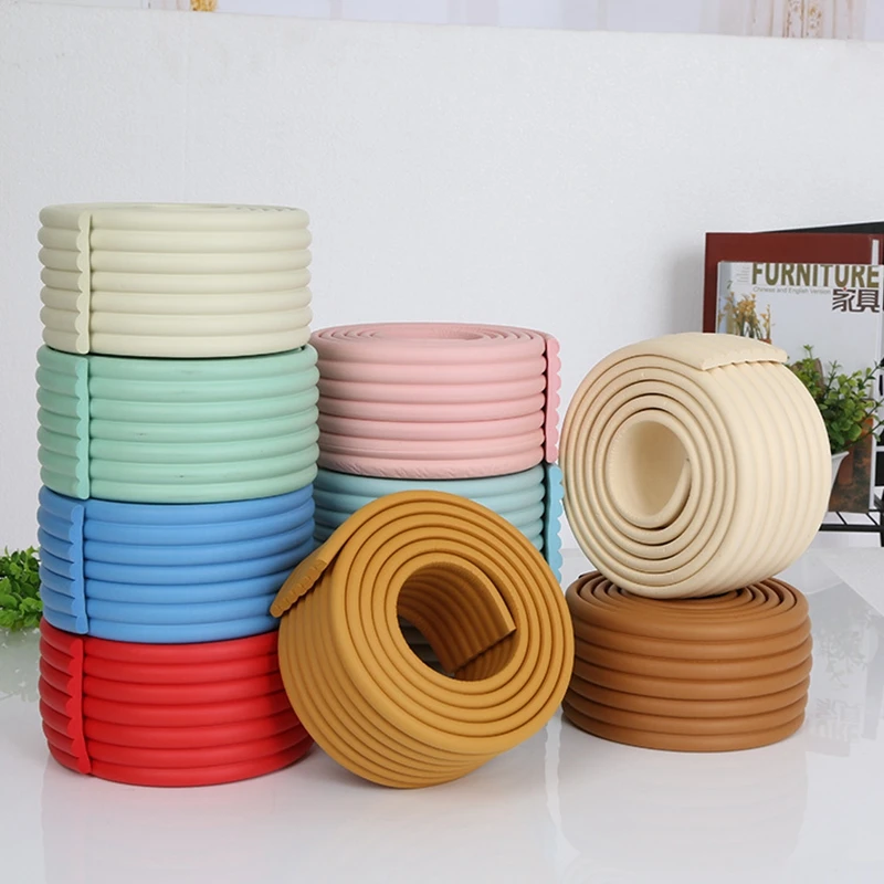 Baby Safety Protection Strip Table Edge Protection Strip Corner Furniture Corner Child Safety Foam 2M silicone table corner protector table corner protector table edge protector furniture anti collision strip