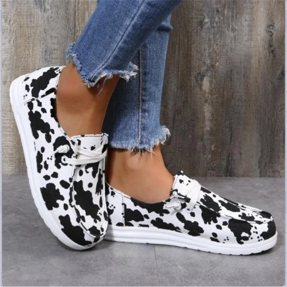Large-Sized Flats Women 2025 All Season Daily Ladies Breathable Slip On Comfy Loafers 36-43 Outdoor Walking Running Sneakers 6