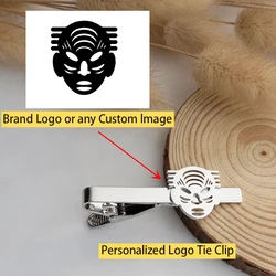 Customized Stainless Steel Tie Clips - Personalized Men's Suit Accessories and Wedding Jewelry Gifts - Gold Gift Box