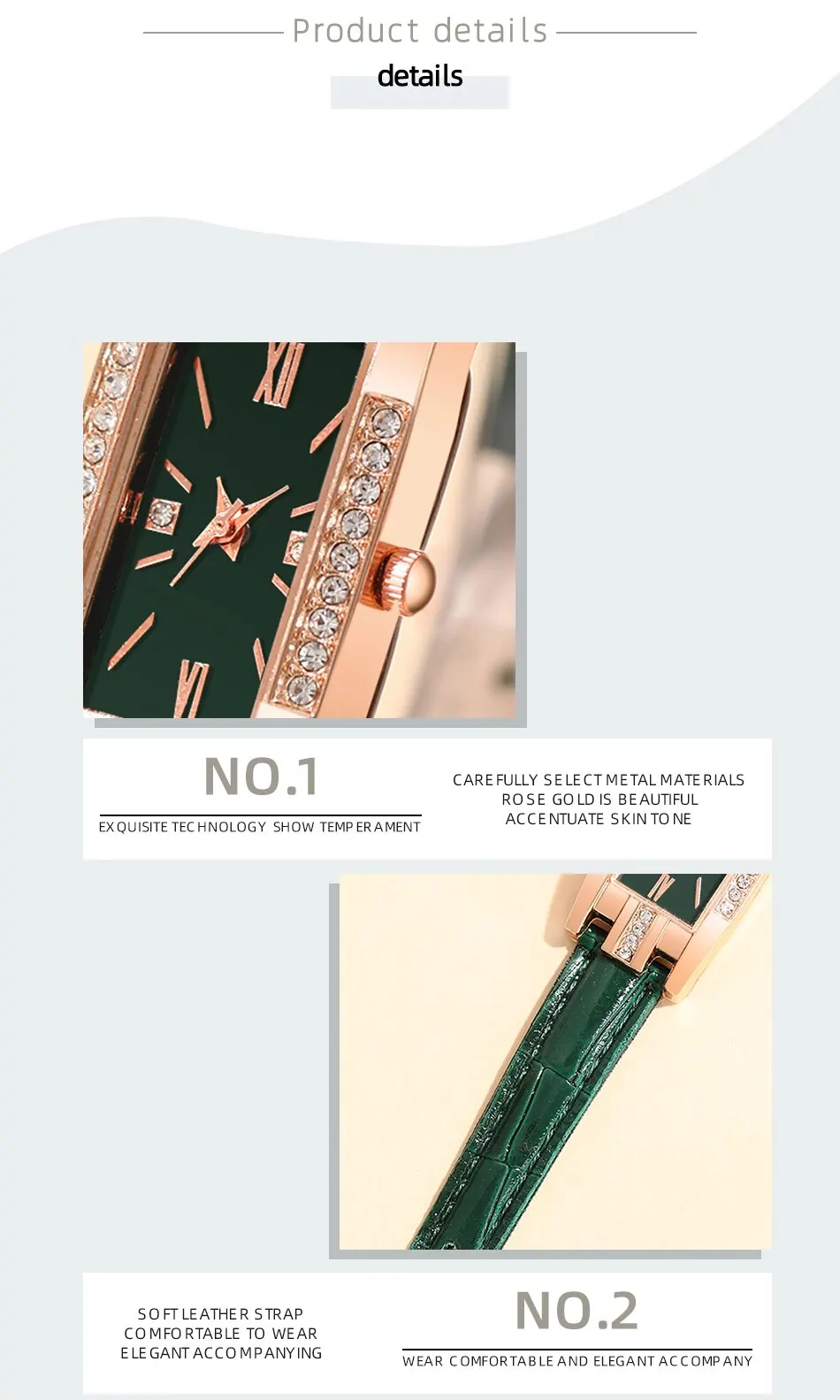 S31d9df1c51654bf788a68b3cbccd7684l Reloj Mujer Fashion Diamond Square Watches Women Leather Quartz Watch Elegant Retro Women's Wrist Watch Relogio Feminino Mallzona