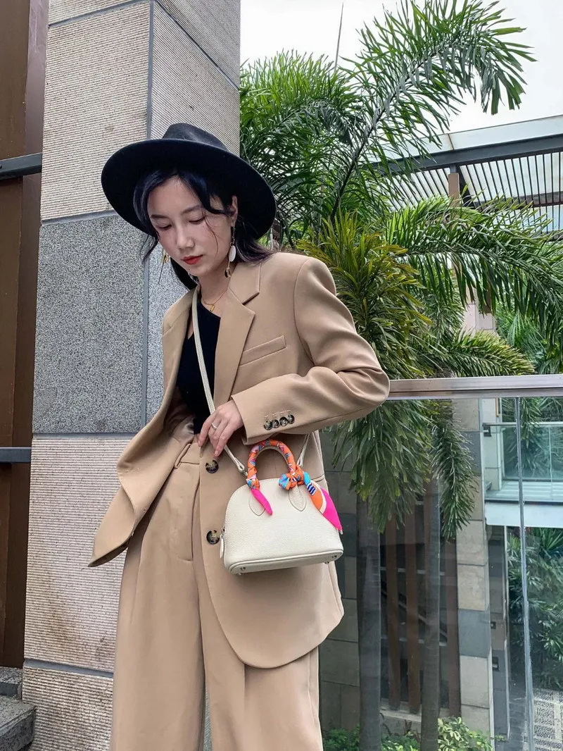 Klassische Damen Handtasche Aus Leder Als Umhängetasche Klein_voghion.com