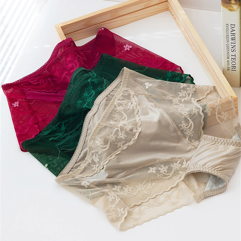 

Women's Panties Underwear Soft Lace Sexy Lingerie Briefs Plus Size Temptation Panties for Women 2022 Fashion Cozy Underpants