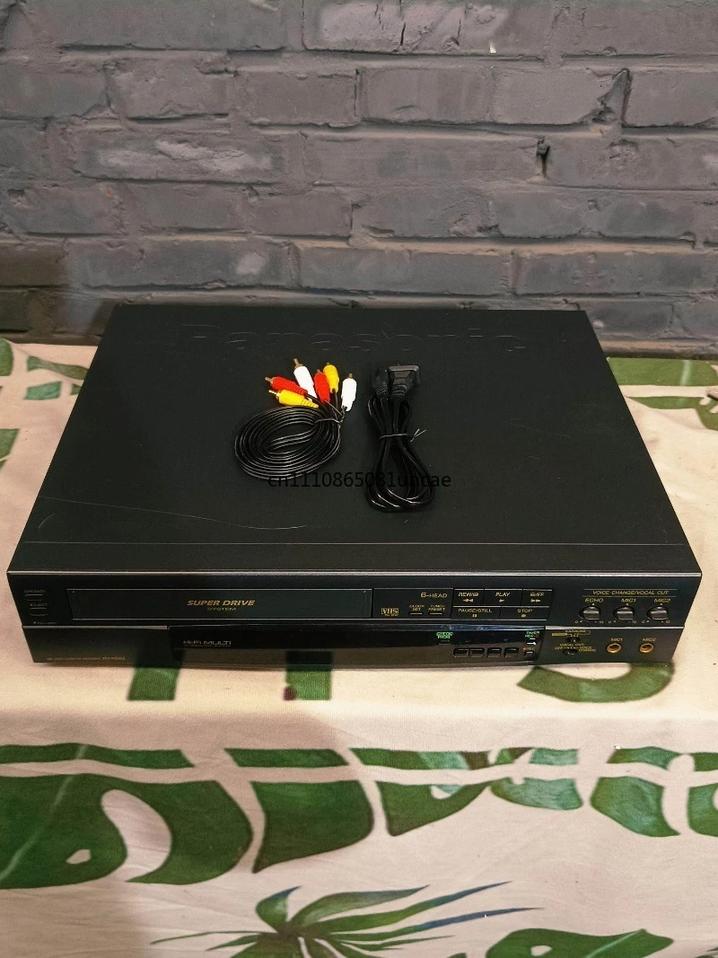 빈티지 VHS 테이프 레코더, VHS 테이프 재생 변환 USB 스틱, 6헤드 스테레오, 중고, 마모감 있음