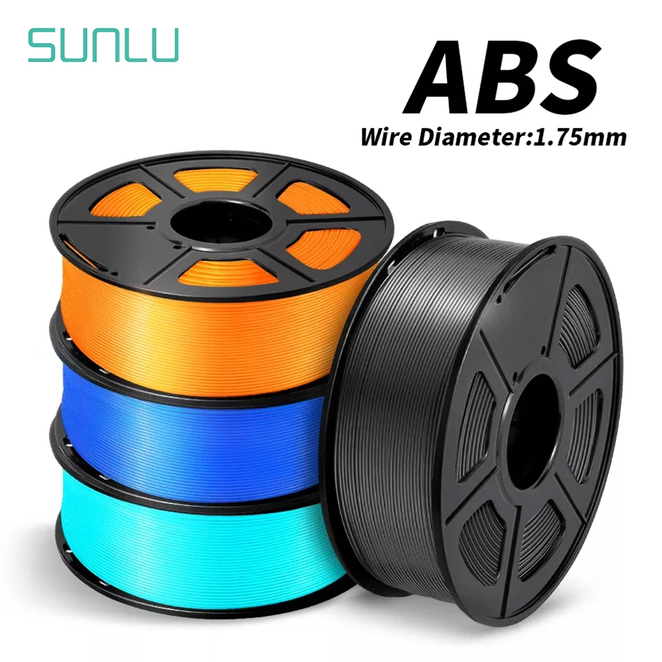 SUNLU PETG Filament 1KG Arranged Neatly 3D Material 1.75MM Non-Toxic  Odorless Bright Color No