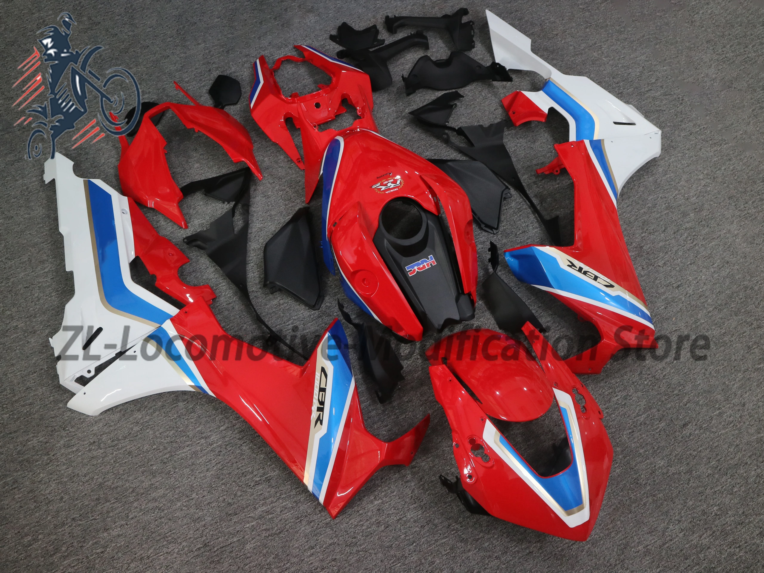 Kit de carrocería de carenado para motocicleta, ABS moldeado por inyección, para HONDA CBR1000RR, CBR 1000RR, CBR 1000 RR, 2017, 2018, 2019, 2020