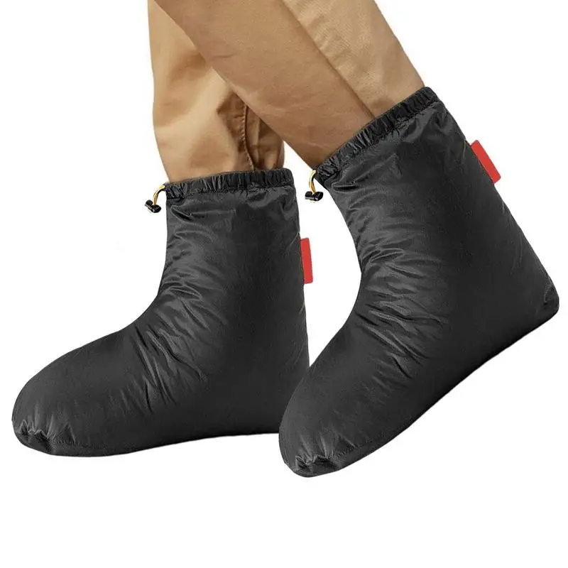 

Down Booties Booties For Men Indoor Booties Socks Slippers Warm Soft Cozy For Camping Backpacking Indoor Down Filled Slipper
