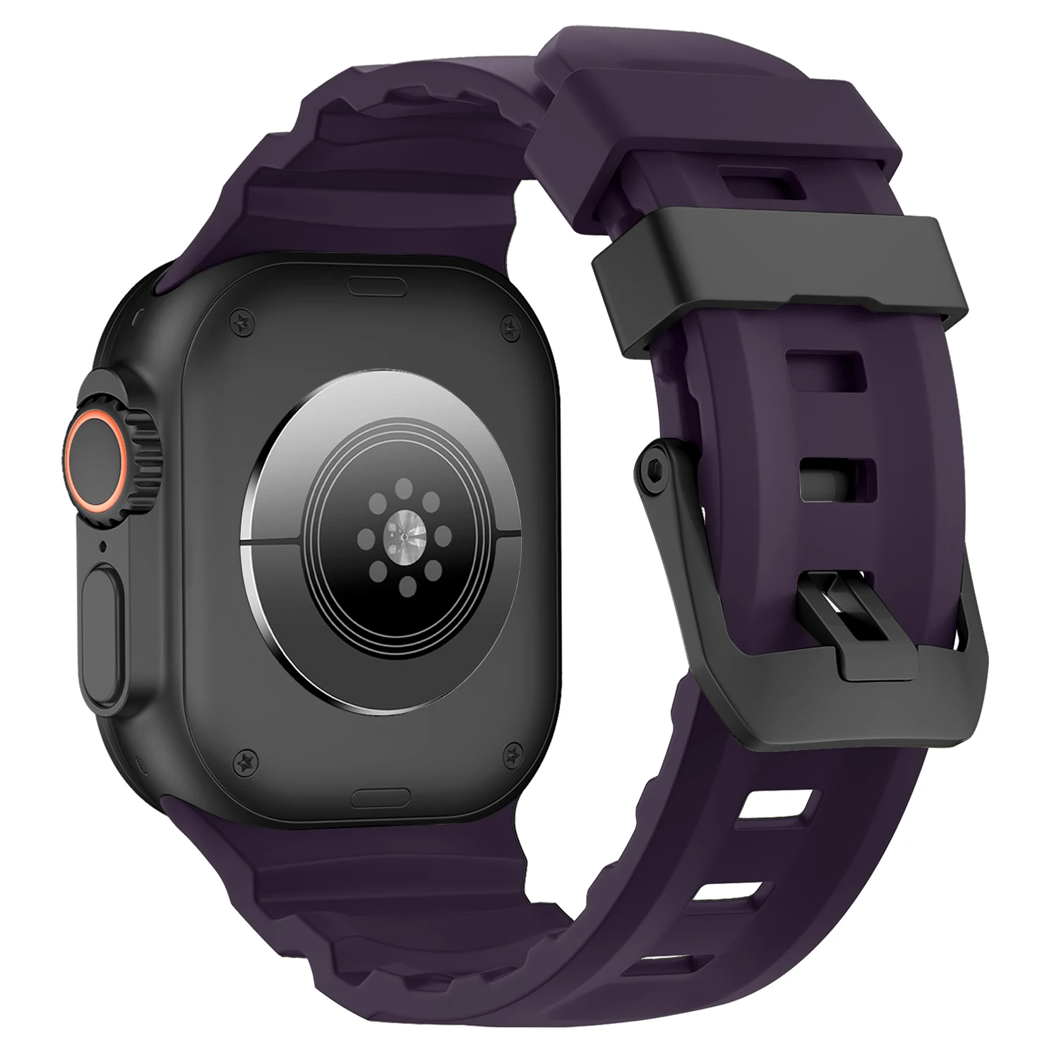 Sport Silicone Titanium Band - Soft Rubber Bracelet Strap