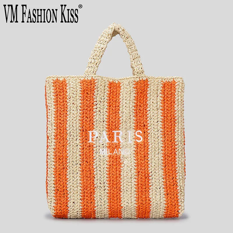 

2023 Newhigh quality NewLuxury Design Plaited Raffia Straw Bag 36 Casual Tote Handbag Hollow Summer Beach Vacation Shoulder Bags