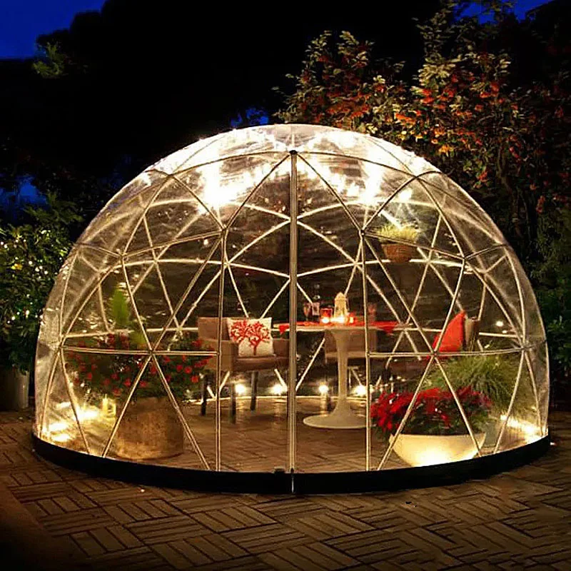 Summer Winter Garden Cottage PVC Dome Shed Plastic Dome Tent - AliExpress