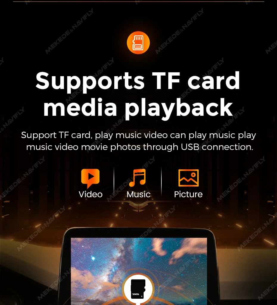 MEKEDE EU Store Original Auto-Bildschirm-Upgrade Plug-and-Play AI BOX Carplay AUTO für Netflix IPTV Spotify BT USB unterstützt SD-Karte – Detail 22