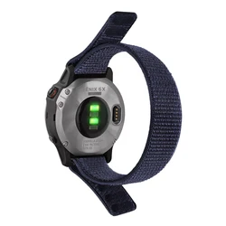 Durable Nylon Strap with Hook and Loop Closure - 26mm and 22mm Sizes - 1pcs 26mm (Blue)