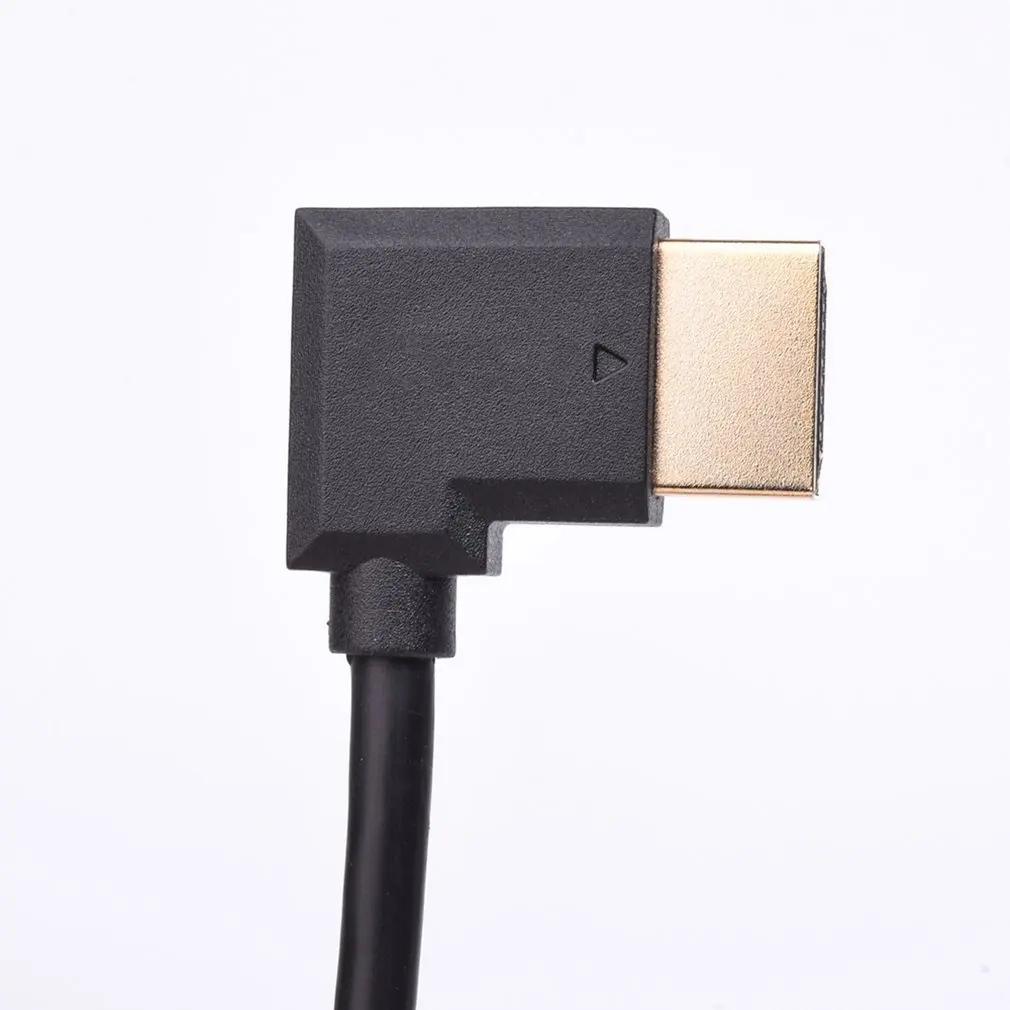 Кабель HDMI совместимый с левым углом 1 фут штекер-штекер с прямой ...