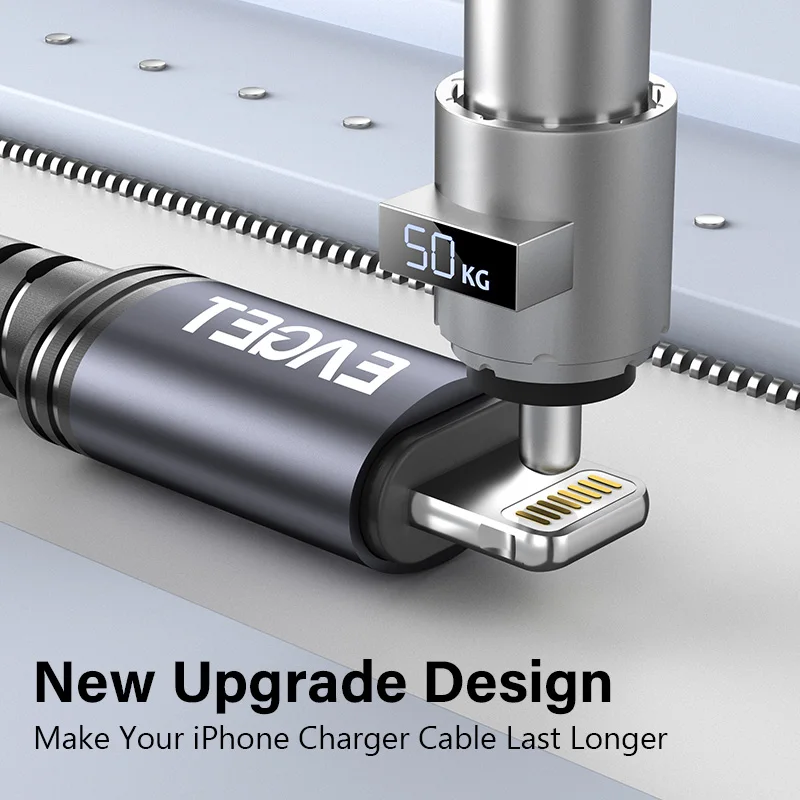 EAGET 30W PD USB C-라이트닝 충전 케이블, 아이폰 14 Pro Max/13/12용 브레이디드 나일론 데이터 케이블