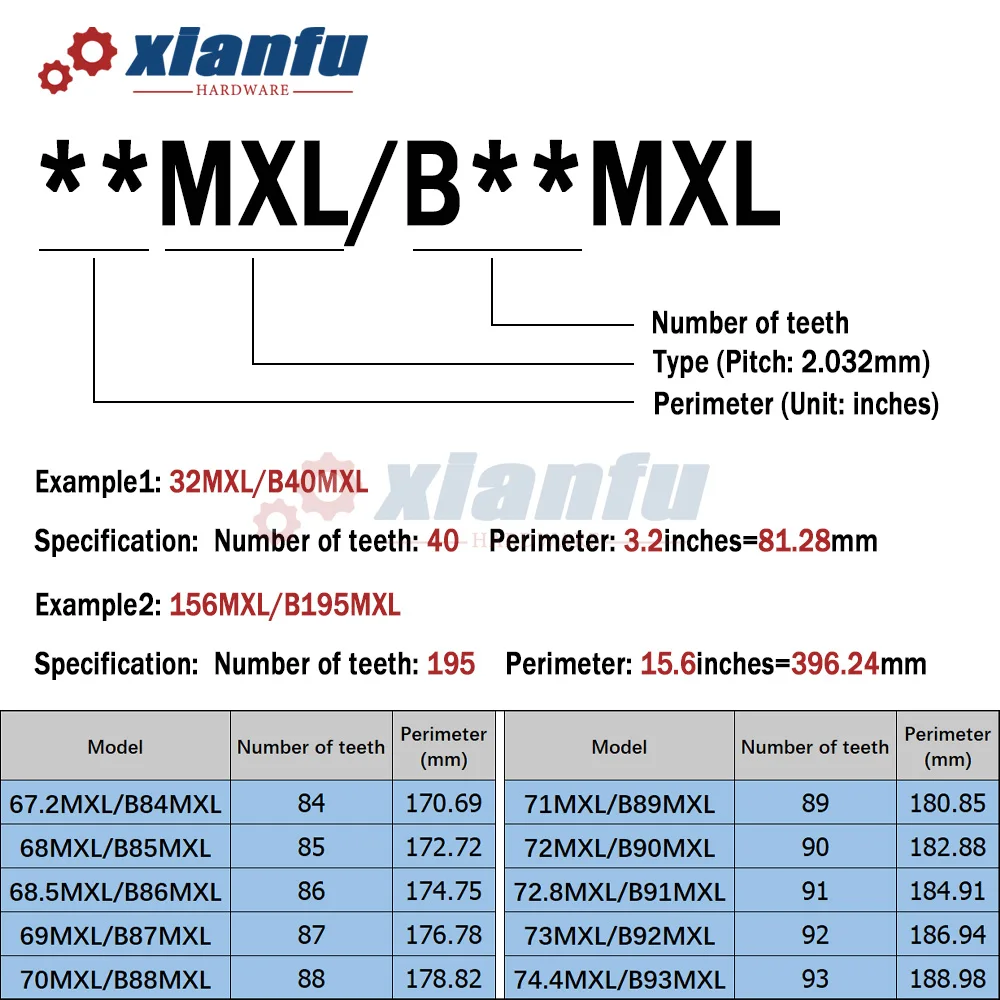 Резиновый Ремень ГРМ MXL B84MXL B85MXL B86MXL B87MXL B88MXL B89MXL B90MXL B91MXL B92MXL B93MXL ширина 6/10 мм Шаг 2,032 мм