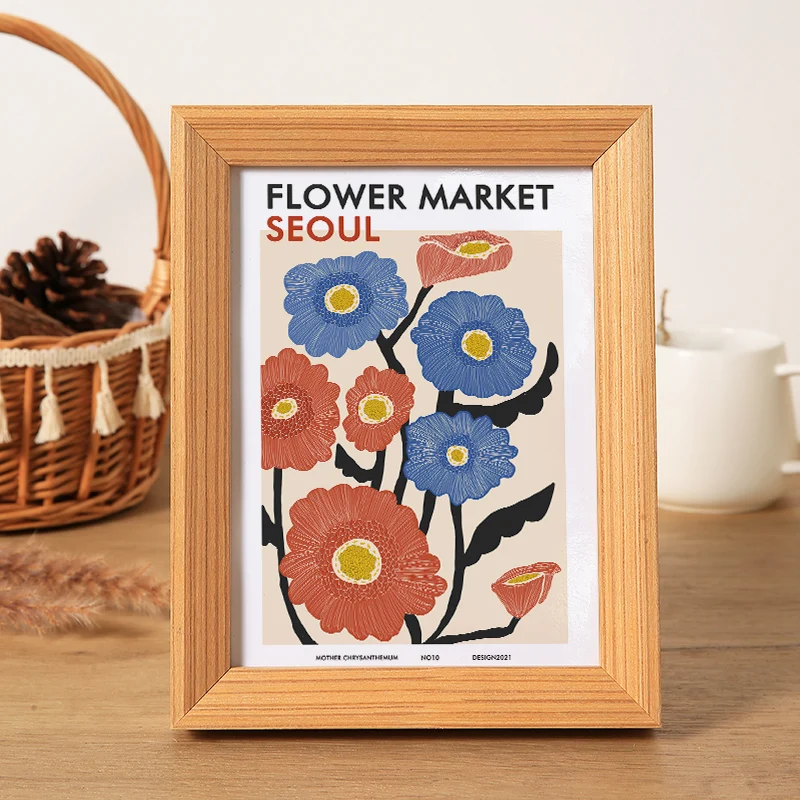 

Paintings A4 Kids Art Photo Frame Picture Wood Display Wedding Wall Frames Baby Bedroom Marcos Para Fotos Modern Home Decoration
