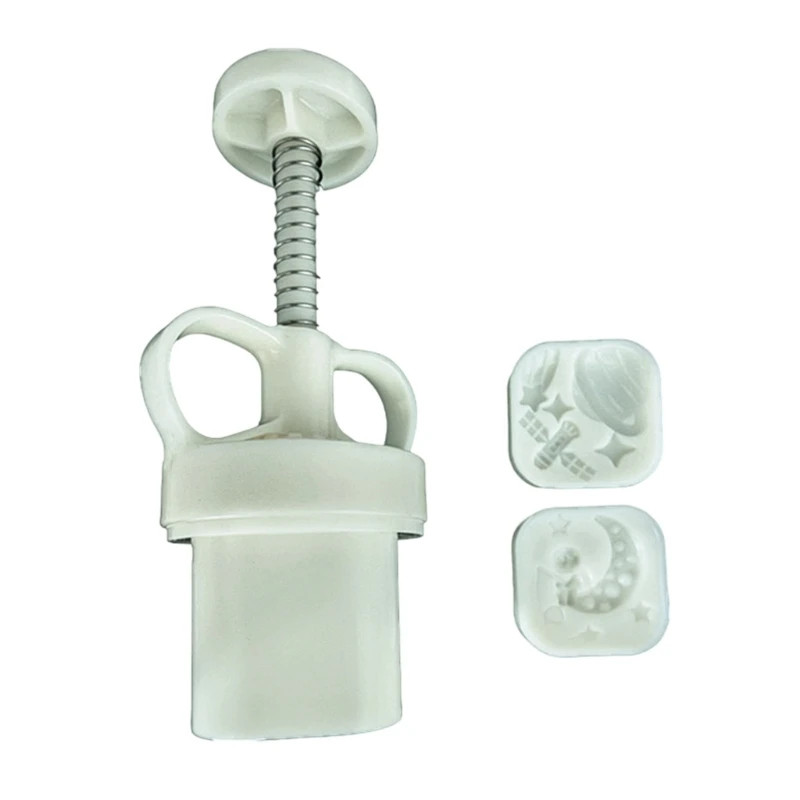 

Space Pattern Moon Cakes Press Molds Cookie Stamps Chinese MidAutumn Moon Cakes Maker Decorating Tool for Making Cookie